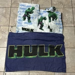 Vintage Marvel Hulk 2003 Universal Studios Twin Bed Sheet Set & Pillow Case. Fixed Price $19.99.
