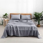 Natural Home Classic Linen Sheet Set (navy/white Pinstripe) - Super Ki. Fixed Price $295.99.