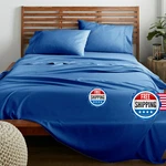 American Home Collection California King Sheet Set Ultra Soft Microfiber 16-IN. Fixed Price $55.39.