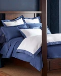 Ralph Lauren Home Langdon Polo Navy Queen Flat Sheet 231101. Fixed Price $59.99.