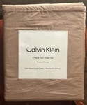 Calvin Klein Washed Percale Cotton Twin Size Sheet Set Color: Camel. Fixed Price $50.00.