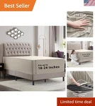 Empyrean Linen Extra Deep Pocket Fitted Sheet Queen, Hotel Luxury Fitte.... Fixed Price $37.79.