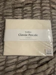 Brooklinen Classic Percale Fitted Sheet- Full Cream. Fixed Price $45.00.