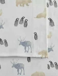 Cuddl Duds Heavyweight Warm Flannel Sheet Set Moose Elk Bear Tree Queen King New. Fixed Price $57.77.