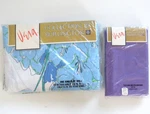 Vtg 70S Vera Burlington King Flat Sheet Springtime & Pillowcases. Fixed Price $45.00.