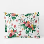 Dahlia Classic Cool Cotton Percale Sham - White Multi, Standard. Fixed Price $23.99.