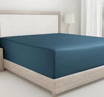 California Design Den Fitted Sheet Size Queen, 13 - Blue Peacock. Fixed Price $56.99.