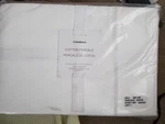 Nwt Crate & Barrel Cotton Percale White Queen Sheet Set 400TC Dove Trim. Fixed Price $109.00.