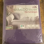 Cor Twin Size 3 Piece Luxury Bamboo Viscose Blend Sheet Set Purple. Fixed Price $25.00.