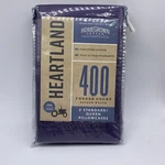 New Purple Heartland 400 Tc 100% Cotton Sateen Standard / Queen Pillowcases. Fixed Price $49.99.