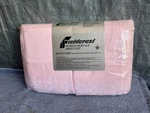 4PCS Fieldcrest No Iron Percale Queen Sheet Set Pink Embroidered. Fixed Price $129.99.