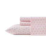 Laura Ashley Scallop Embroidered 100% Cotton Percale Sheet Set. Fixed Price $89.99.