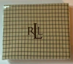 Ralph Lauren Bedford Hunt Cream Tattersall Twin Flat Sheet 100% Cotton New. Fixed Price $45.00.