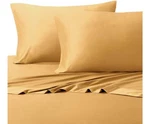 Royal Hotel 100% Viscose Gold Queen Bamboo Sheets Set 2 Pillowcases. Fixed Price $70.00.