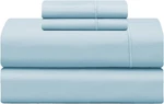 Feather & Stitch 500TC Cal King 4PC Damask Sheet Set Cotton 18IN Blue. Fixed Price $79.00.