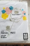 Perma Prest White Percale Full Flat Sheet 81X104 Sealed Vintage Nos Sears. Fixed Price $19.50.