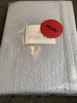 Matouk Costa King Sham 21 X 36, 1" Flange Wedgwood Light Blue #M056. Fixed Price $137.00.
