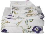 Tribeca Living Ultra-soft Flannel Sheet Set, 170-GSM Cotton, Deep Pocket, Coz.... Fixed Price $56.89.