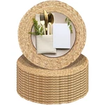 Kochorie Set Of 12 Round Woven Placemats 13.5-INCH Natural Water Hyacinth Pla.... Fixed Price $54.85.