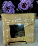 Rare Vintage Ralph Lauren Coco Palm Cream Jacquard Queen Flat Sheet Nip Usa. Fixed Price $225.00.
