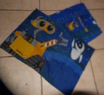 Disney Pixar Wall-e Flat Sheet Twin Blue Eve Jay Franco Kids Pillowcase Lot 2. Fixed Price $24.00.
