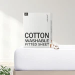 Freshculture Pure Cotton Fitted Sheets Queen Size, 300 Thread Count Percale S.... Fixed Price $25.79.