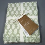 West Elm -thistle Sheet Set- Fresh Green- Twin/twin Xl- New. Fixed Price $69.00.