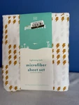 Pillowfort Full Microfiber Sheet Set Lightning Bolt White/gold 4-PIECE. Fixed Price $8.99.