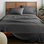 American Home Collection Sheet Set Ultra-soft Queen, Dark Gull Gray. Fixed Price $50.99.