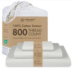 Threadmill Luxury 800 Count 100% Cotton Sheets - Sateen Weave Twin Xl Bed. Fixed Price $69.99.