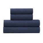 U.s. Polo Assn. Jersey Knit Sheet Set, Cotton Blend, T-shirt & Twin, Navy. Fixed Price $46.05.