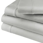 Superior Cotton Blend Bed Sheets Solid Design Elegant Sateen House Basics Set. Fixed Price $162.40.