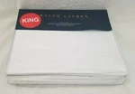 Ralph Lauren Katrine White King Flat Sheet $185 Nip. Fixed Price $123.25.