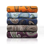 100% Cotton Flannel Floral Paisley Deep Pocket Sheet Pillowcase Bedding Set. Fixed Price $95.40.