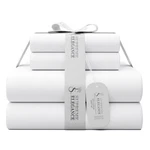 Supreme Elegance Full 100% Cotton Percale Bed Sheets Arctic White 4-PIECE. Fixed Price $64.43.