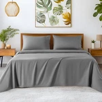 Luxury 1200 Tc Egyptian Cotton King Sheets Set - Cooling & Soft Grey. Fixed Price $233.99.