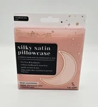 New The Creme Shop Silky Satin Standard Pillowcase 100% Charmeuse - Pink. Fixed Price $15.99.