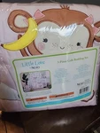 Little Love Crib Bedding Set Sweet Jungle Friends Pink Monkey Blanket. Fixed Price $26.99.