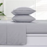 Queen 170 Gsm Extra Deep Pocket Flannel Sheet Set Gray - Azores. Fixed Price $38.77.