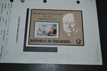 Maldives Scott #532 Winston Churchill Souvenir Sheet Mnh Set Of 1. Fixed Price $5.00.