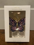 Hallmark Signature Butterfly Spread Your Wings Goldtone Metal Pink - 2021 Nib. Fixed Price $12.00.