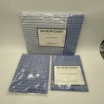 Sheridan Australia Nikita Chambray One King Flat Sheet & 2 Pillow Shams - Nos. Fixed Price $139.99.