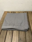 Solino Home Cotton Linen Hemstitch Tablecloth Solid Gray Easter 58X104 Nwot. Fixed Price $65.00.