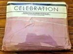 New Celebration No-iron Percale King Flat Sheet 180 Threads 50/50 Blend-rose. Fixed Price $21.75.