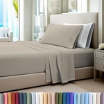 Pizuna Pure 100% Cotton Sheet Set Twin, Luxurious 400 Thread Count Long Stapl.... Fixed Price $96.37.