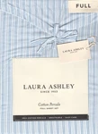 Laura Ashley Full Sheet Set Bedford Skinny Stripe Blue 4PC Cottage Farmhouse. Fixed Price $62.99.
