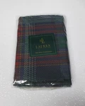 New Ralph Lauren Greycliff Tartan Burgundy Plaid 2 King Pillowcases. Fixed Price $299.99.