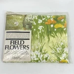 Field Flowers Danville By River Double Flat Sheet Vintage 81" X 96". Fixed Price $25.00.