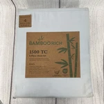Bamboo Rich Sheet Set King Light Blue 1500 Thread Count Silky Soft Sustainable. Fixed Price $49.99.