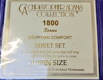 Queen Sheets Christopher Adams Purple 4 Pc Set Deep Pocket 1800 Series Egyptian. Fixed Price $24.95.